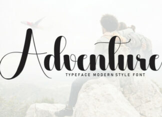 Adventure Script Typeface