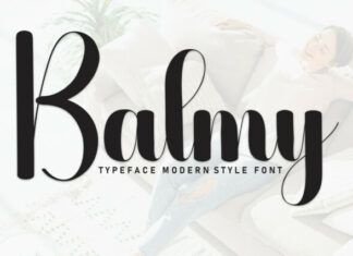 Balmy Script Font