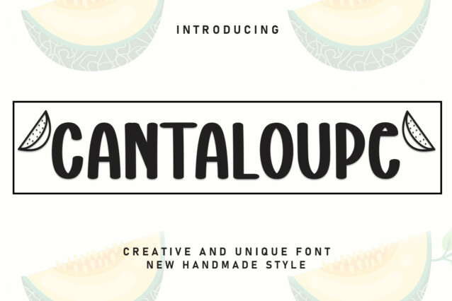 Cantaloupe Display Font