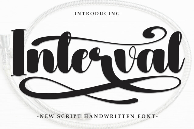 Interval Script Font