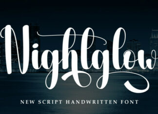 Nightglow Script Font