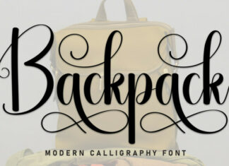 Backpack Script Typeface