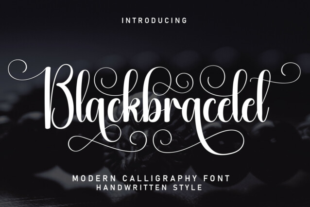 Blackbracelet Script Font