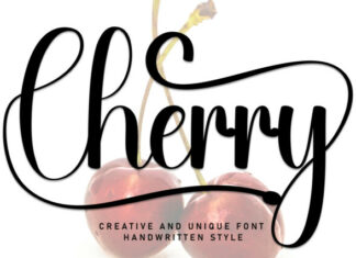 Cherry Script Font