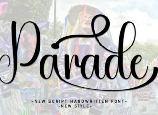 Parade Script Font