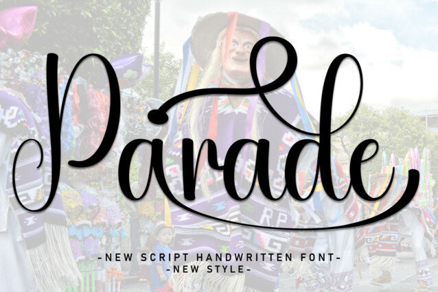 Parade Script Font