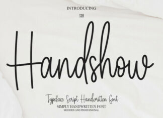 Handshow Script Font