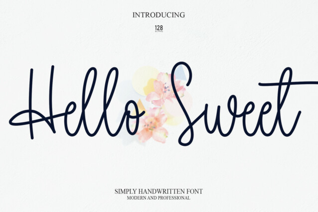 Hello Sweet Script Font