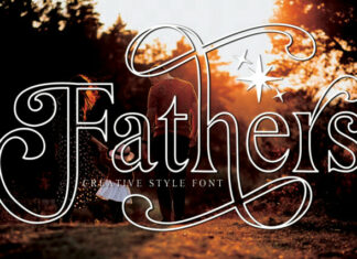Fathers Outline Font