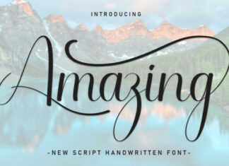 Amazing Script Typeface
