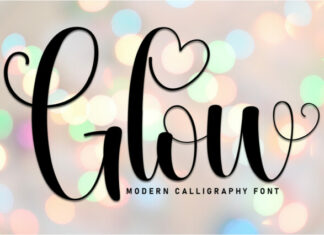 Glow Script Font