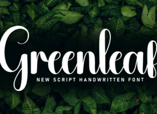 Greenleaf Script Font