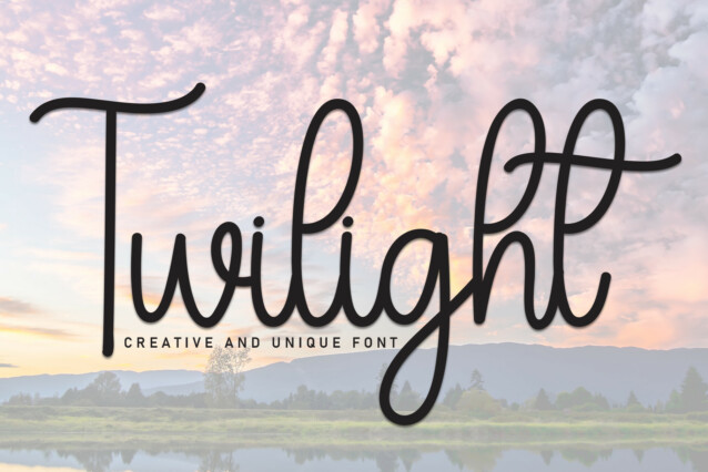 Twilight Script Typeface