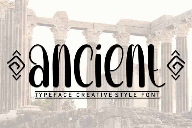 Ancient Display Font