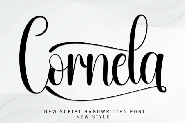 Cornela Script Font