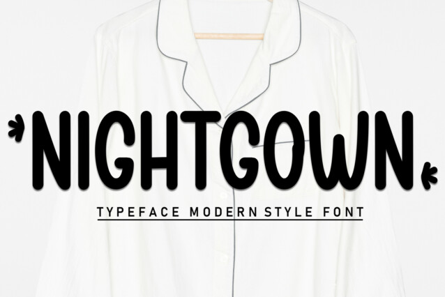 Nightgown Display Font