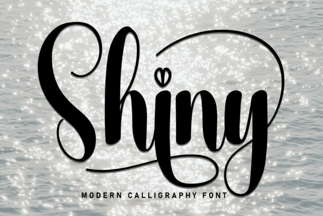 Shiny Script Typeface