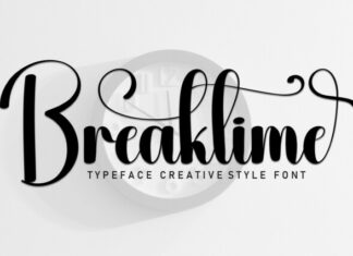 Breaktime Script Font