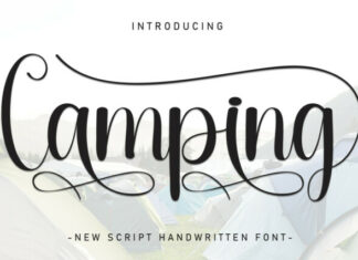 Camping Script Typeface