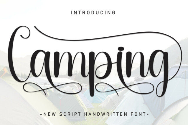 Camping Script Typeface