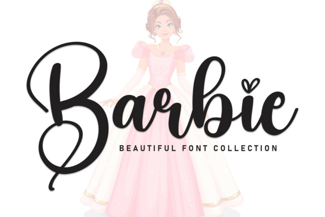 Barbie Script Typeface