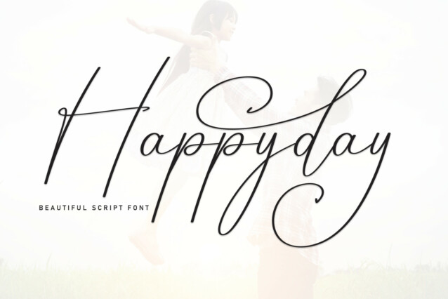 Happyday Script Font