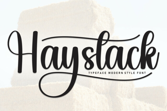 Haystack Script Font