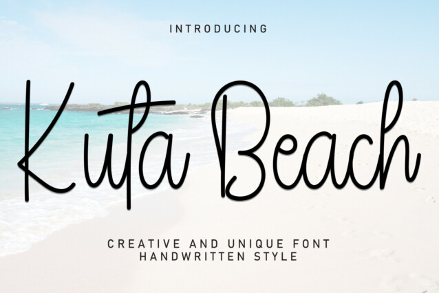 Kuta Beach Script Font - Download Free Font