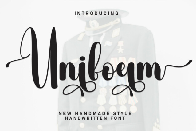 Uniform Script Font