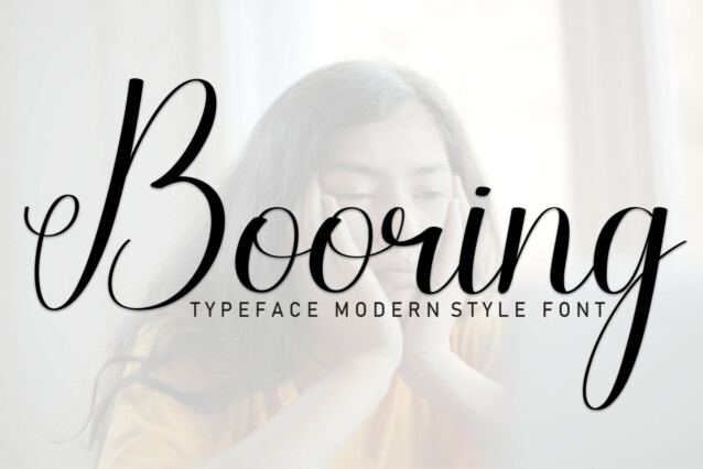 Boring Script Font