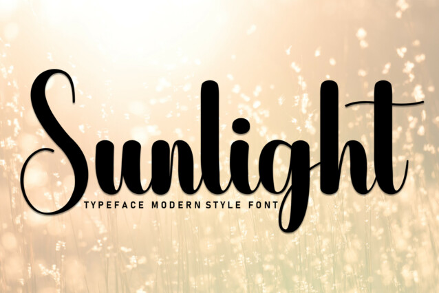 Sunlight Script Typeface
