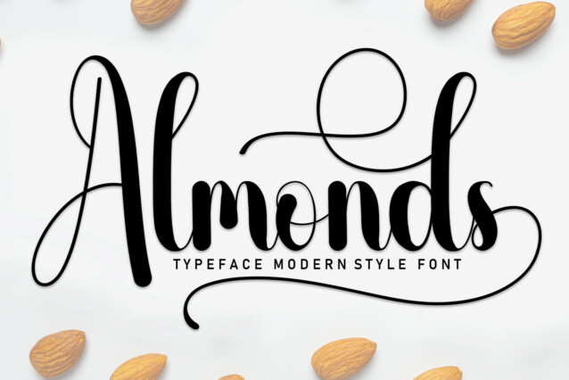 Almonds Script Typeface