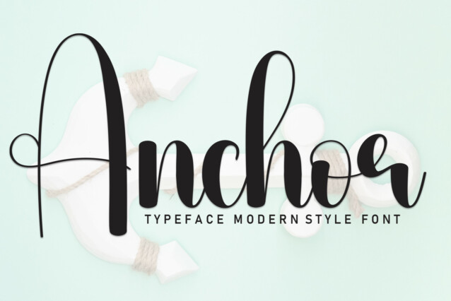 Anchor Script Font