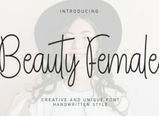 Beauty Female Handwritten Font
