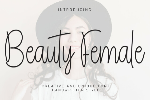 Beauty Female Handwritten Font