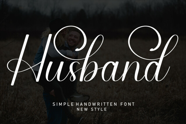 Husband Script Typeface