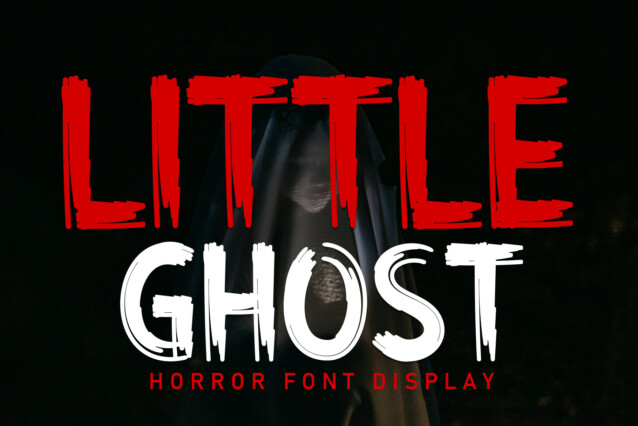 Little Ghost Brush Font