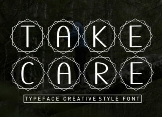 Take Care Display Font