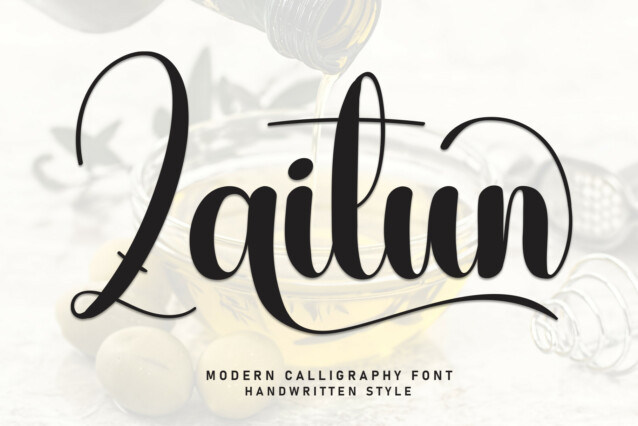 Zaitun Script Font