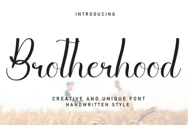 Brotherhood Script Typeface