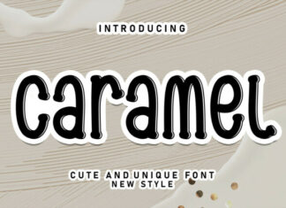 Caramel Display Font