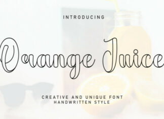 Orange Juice Script Font