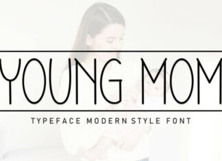 Young Mom Display Font