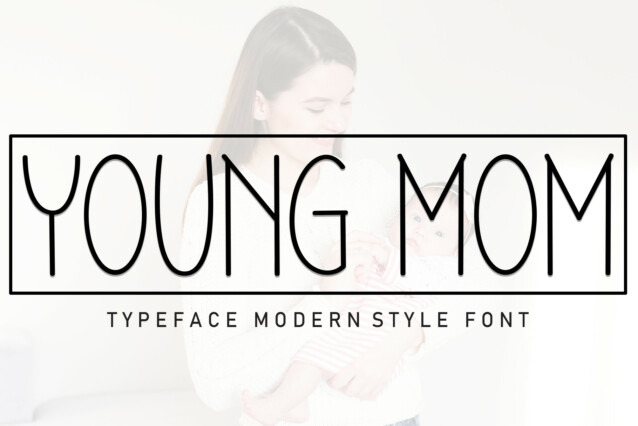 Young Mom Display Font