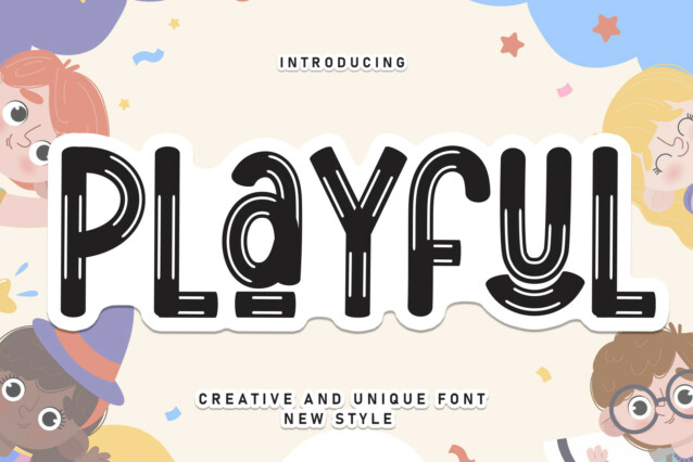 Playful Display Typeface