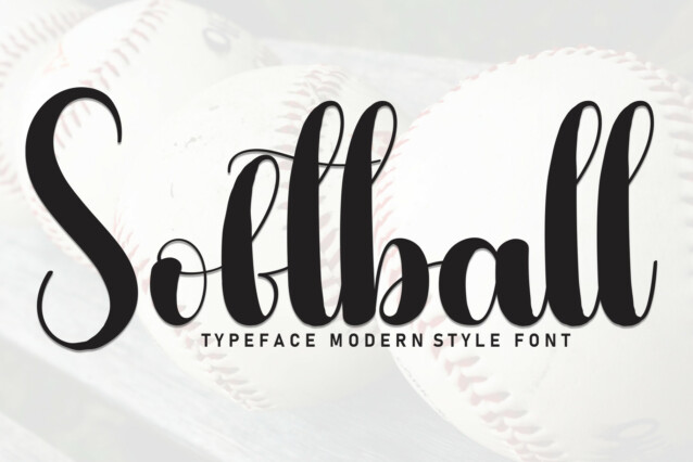 Softball Script Typeface