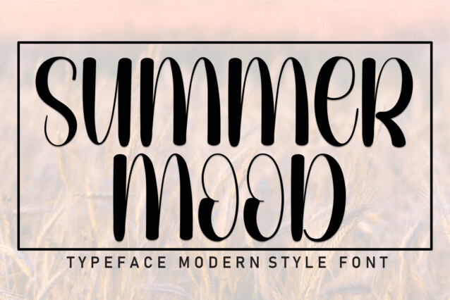 Summer Mood Display Font