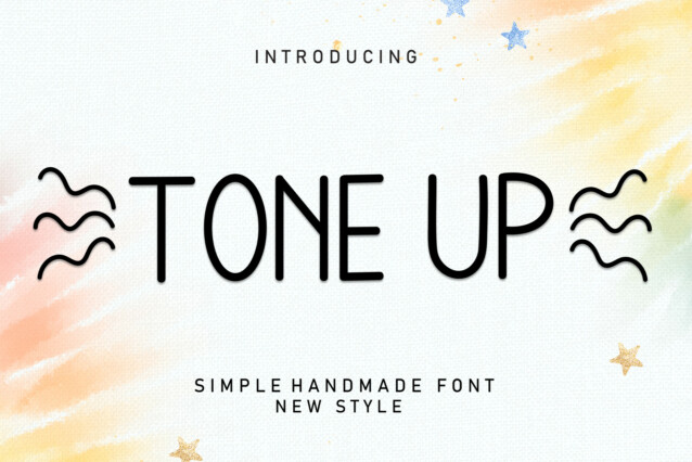 Tone Up Display Font