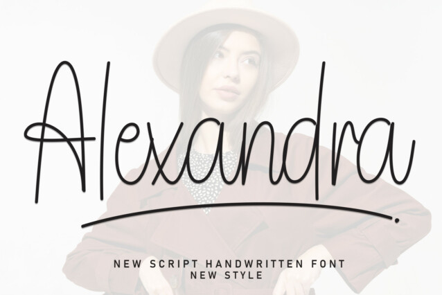 Alexandra Script Typeface