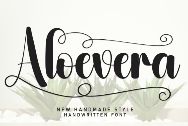Aloevera Script Font